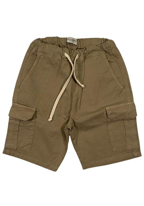 Bermuda bambino in lino e cotone<BR/>